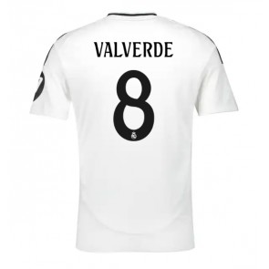 Real Madrid Federico Valverde #8 Domaci Dres 2024-25 Kratak Rukavima